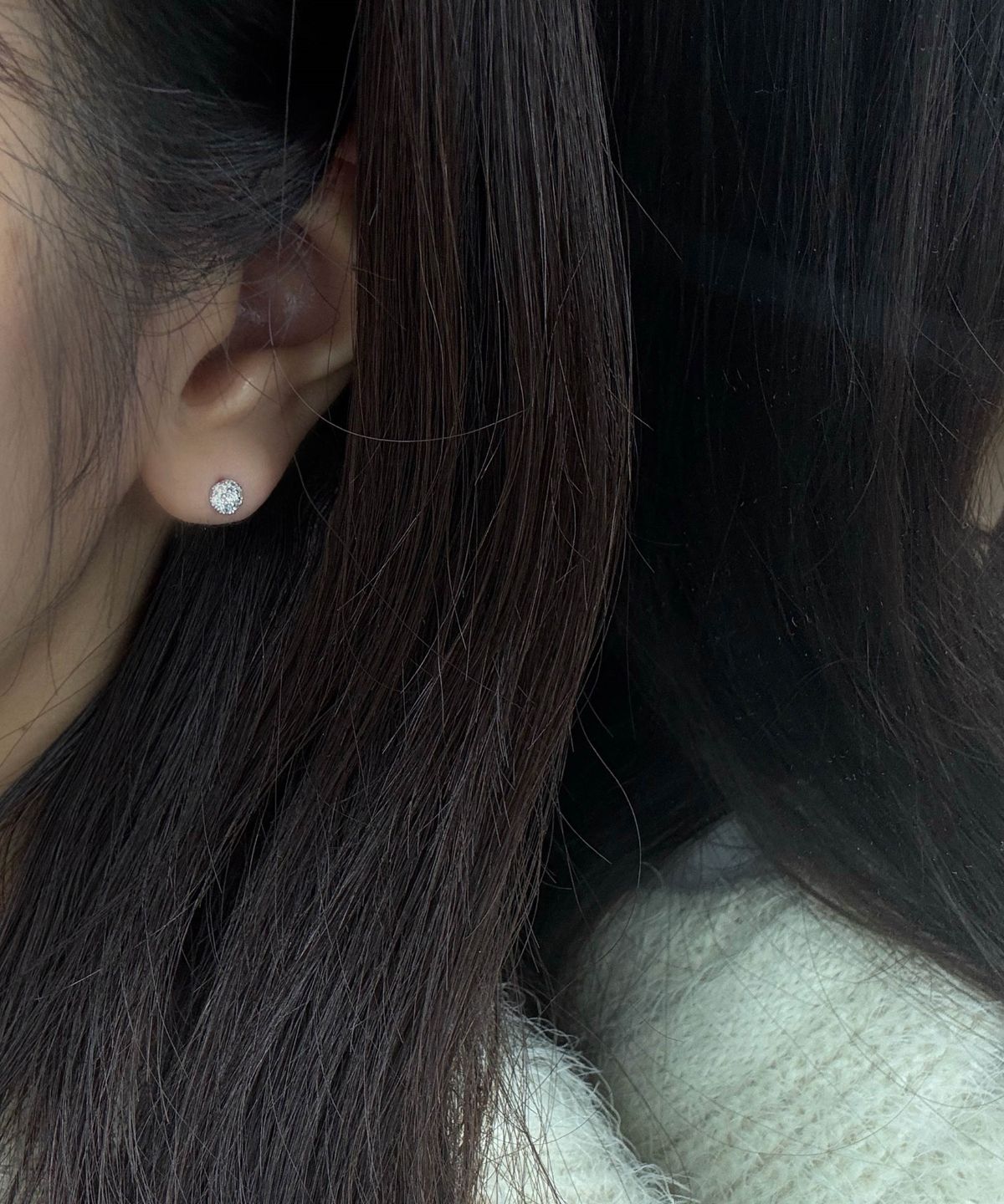 바라두(BARADU) 925 Round dome piercing (single)
