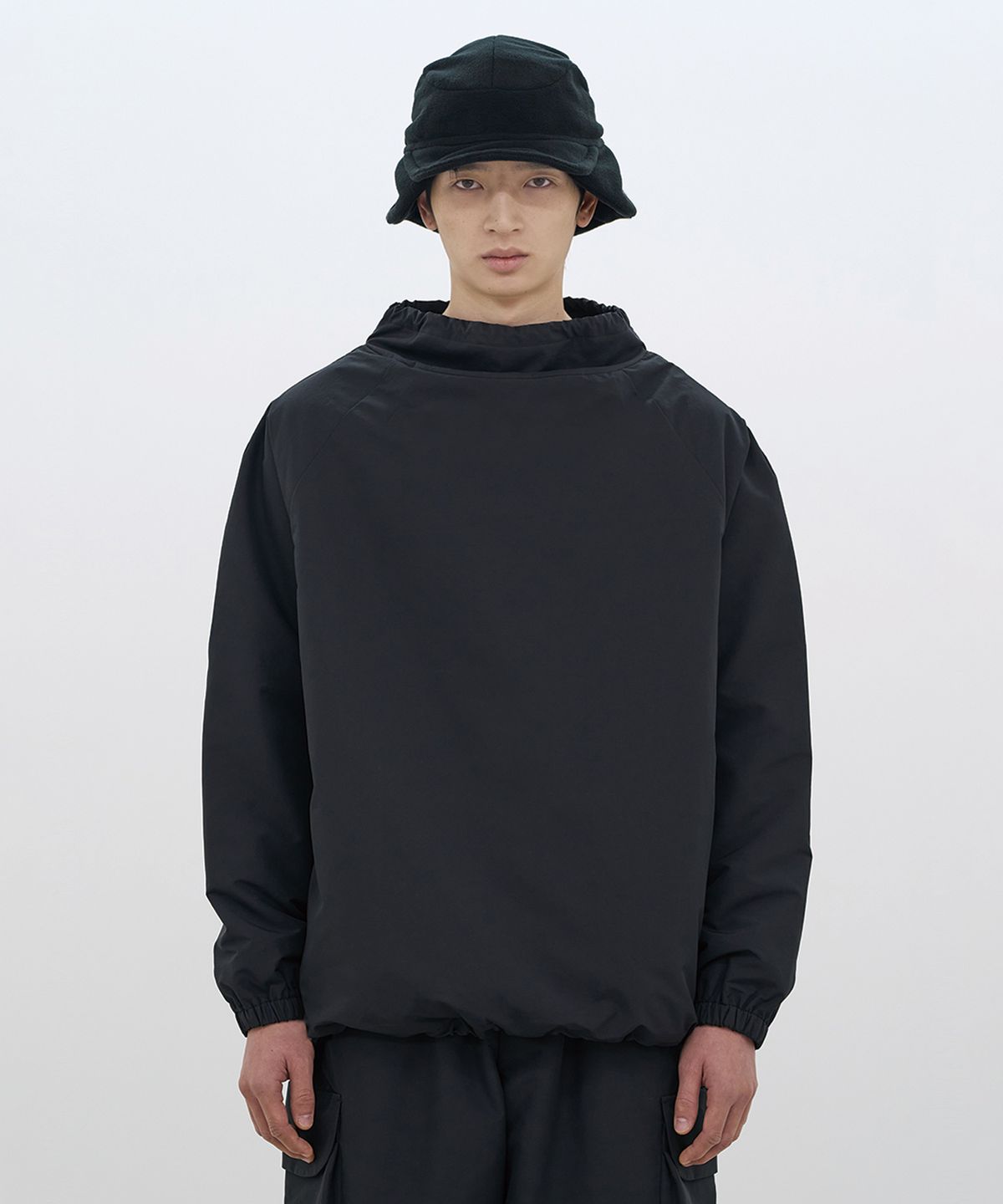 카사카사(KASAKASA) Padded Pullover Black