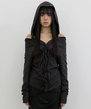 Braided Cardigan (FL-106_Black)