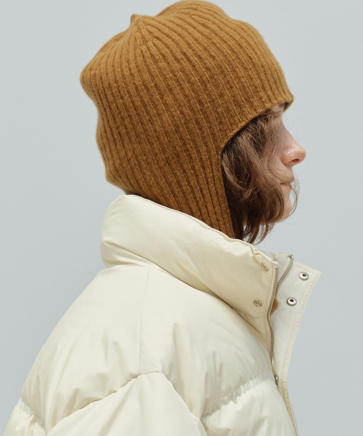 더라이(THERYE) Merino Wool Baraclava(Mustard)