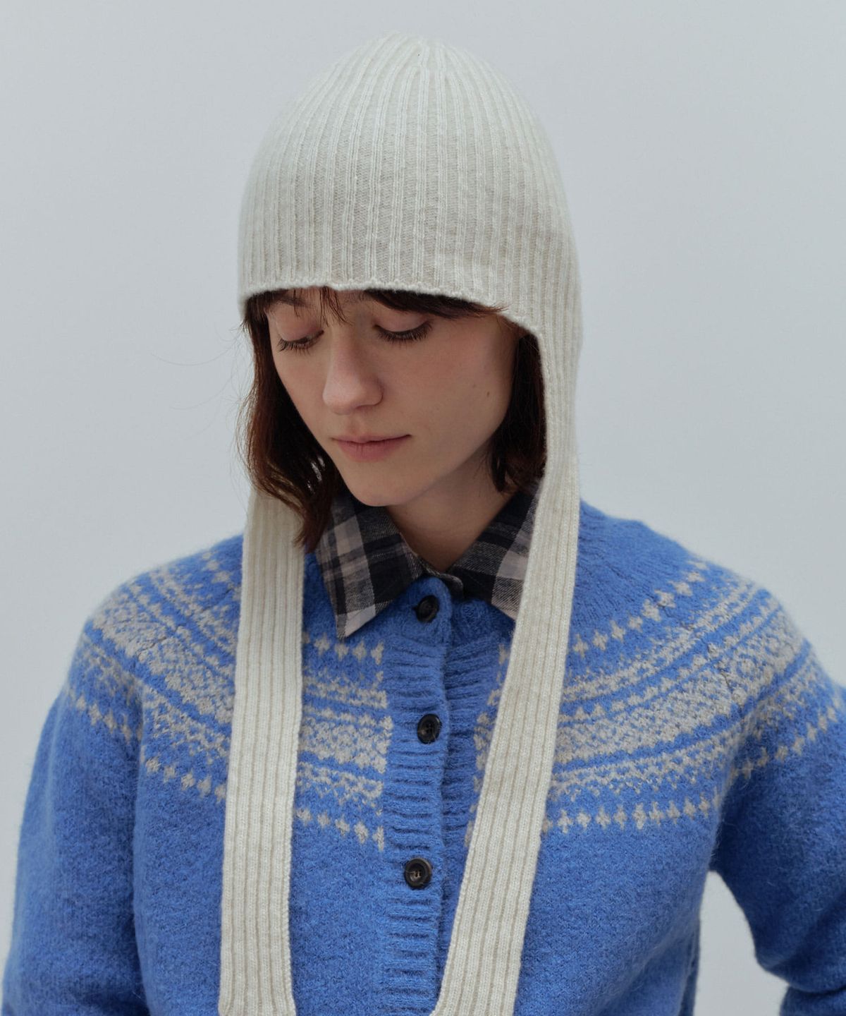 더라이(THERYE) Merino Wool Baraclava(Ivory)