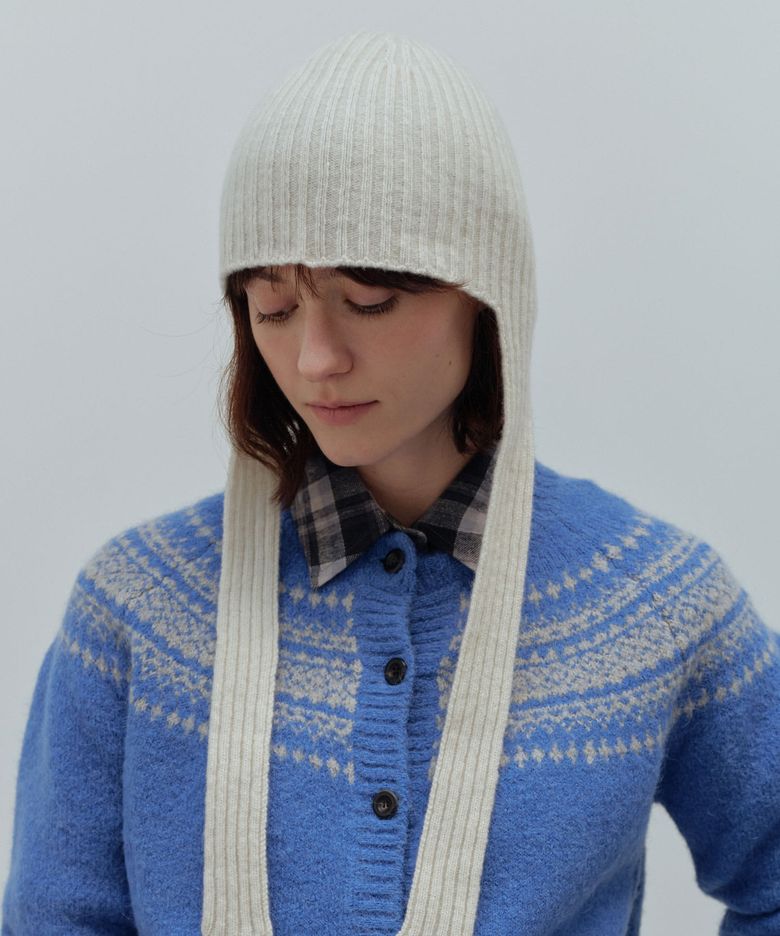 Merino Wool Baraclava(Ivory)