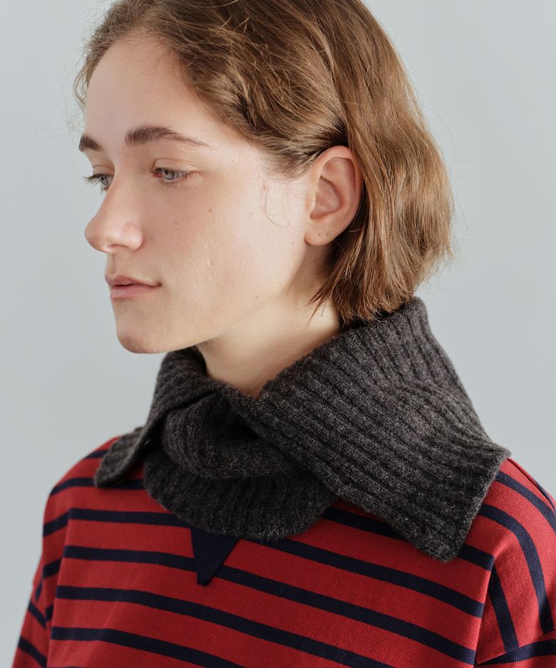 Merino Wool Neck Warmer(Charcoal)