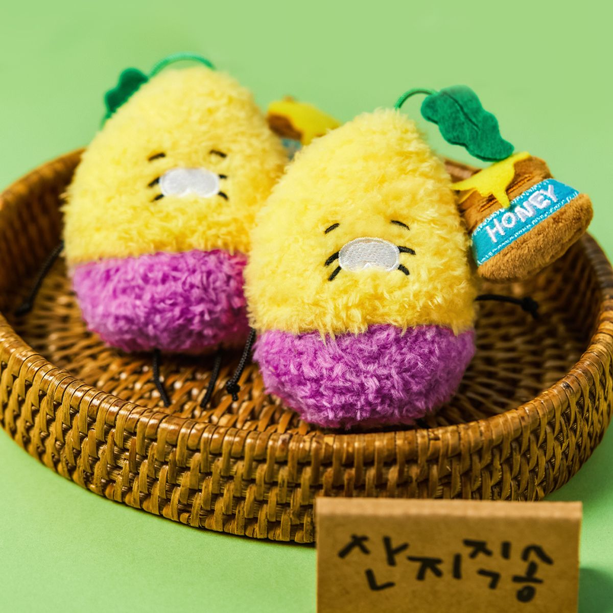 카카오프렌즈(KAKAO FRIENDS) 춘구마 깐구마 미니 포슬 키링인형_춘구마