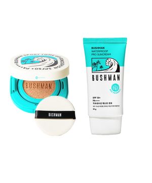 워터프루프 프로 선크림 50g SPF50+ PA++++ + 스포츠 톤업 선쿠션 15g SPF50+ PA++++