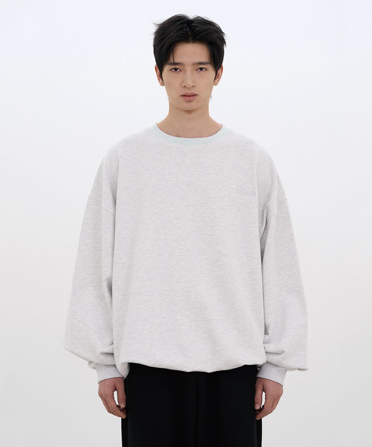 카사카사(KASAKASA) Oversized Sweatshirt Grey