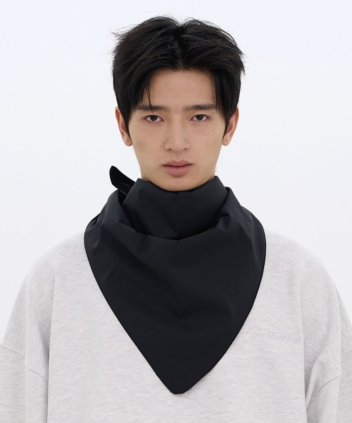 카사카사(KASAKASA) Padded Bandana Black