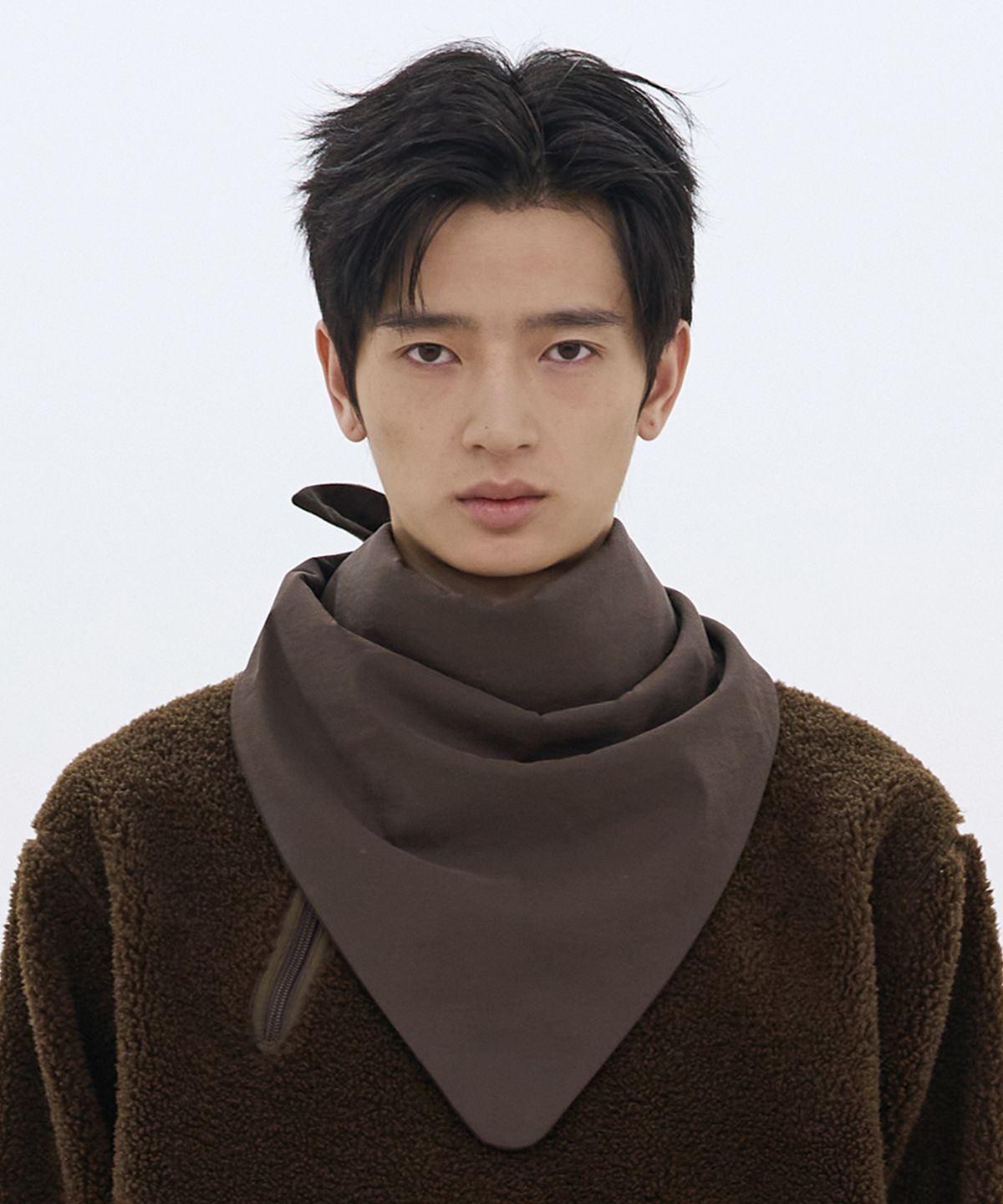 카사카사(KASAKASA) Padded Bandana Brown