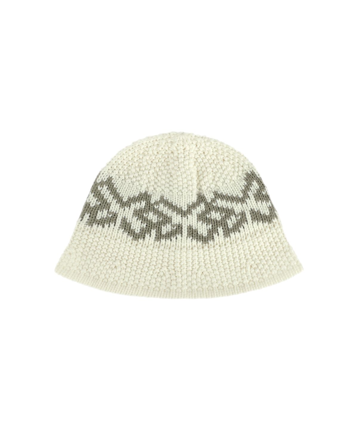 마하그리드(MAHAGRID) M LOGO KNIT BUCKET HAT IVORY(MG2GSMAB20A)