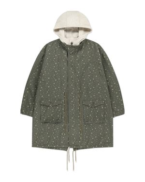 FLORAL FISHTAIL JACKET (KHAKI)