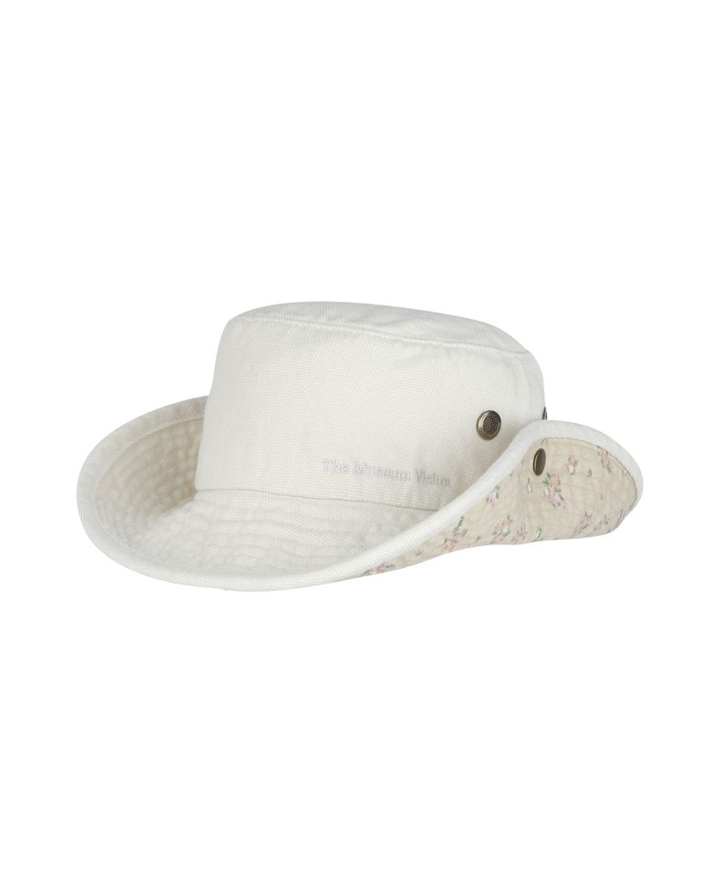 FLORAL SAFARI HAT (IVORY)