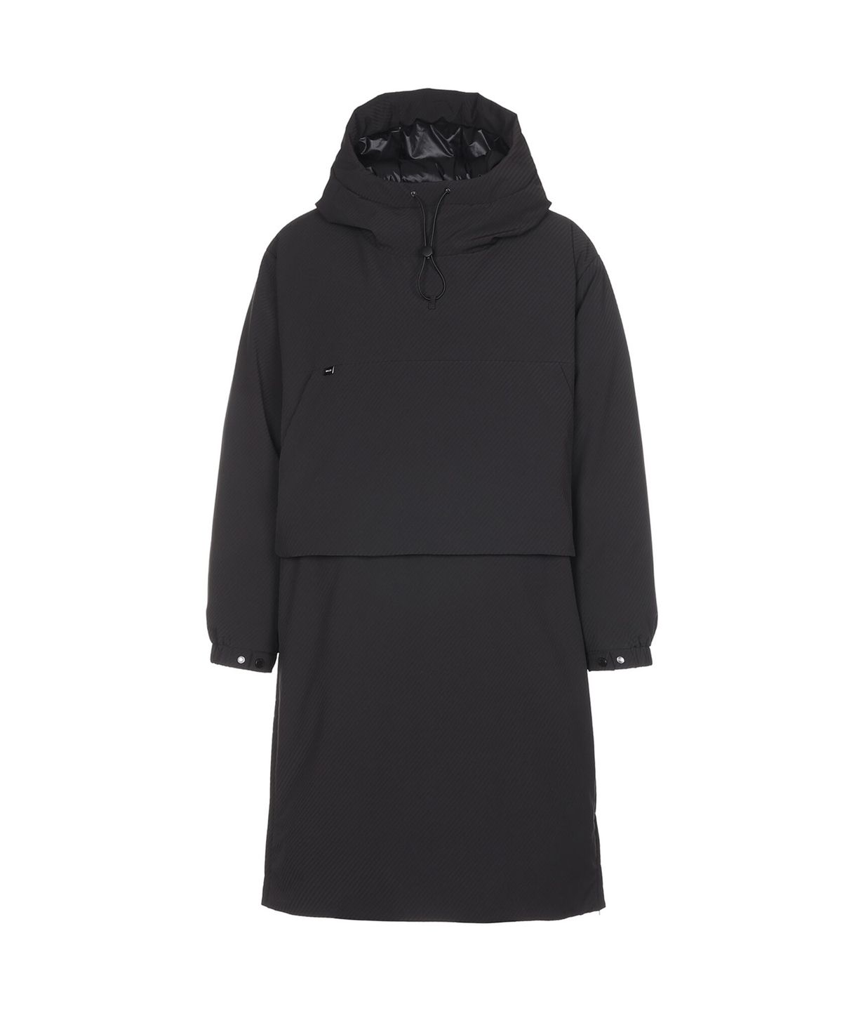 밀라코드(MILACODE) Utility Long Anorak Padding (3M Featherless) Over Fit (BLACK)