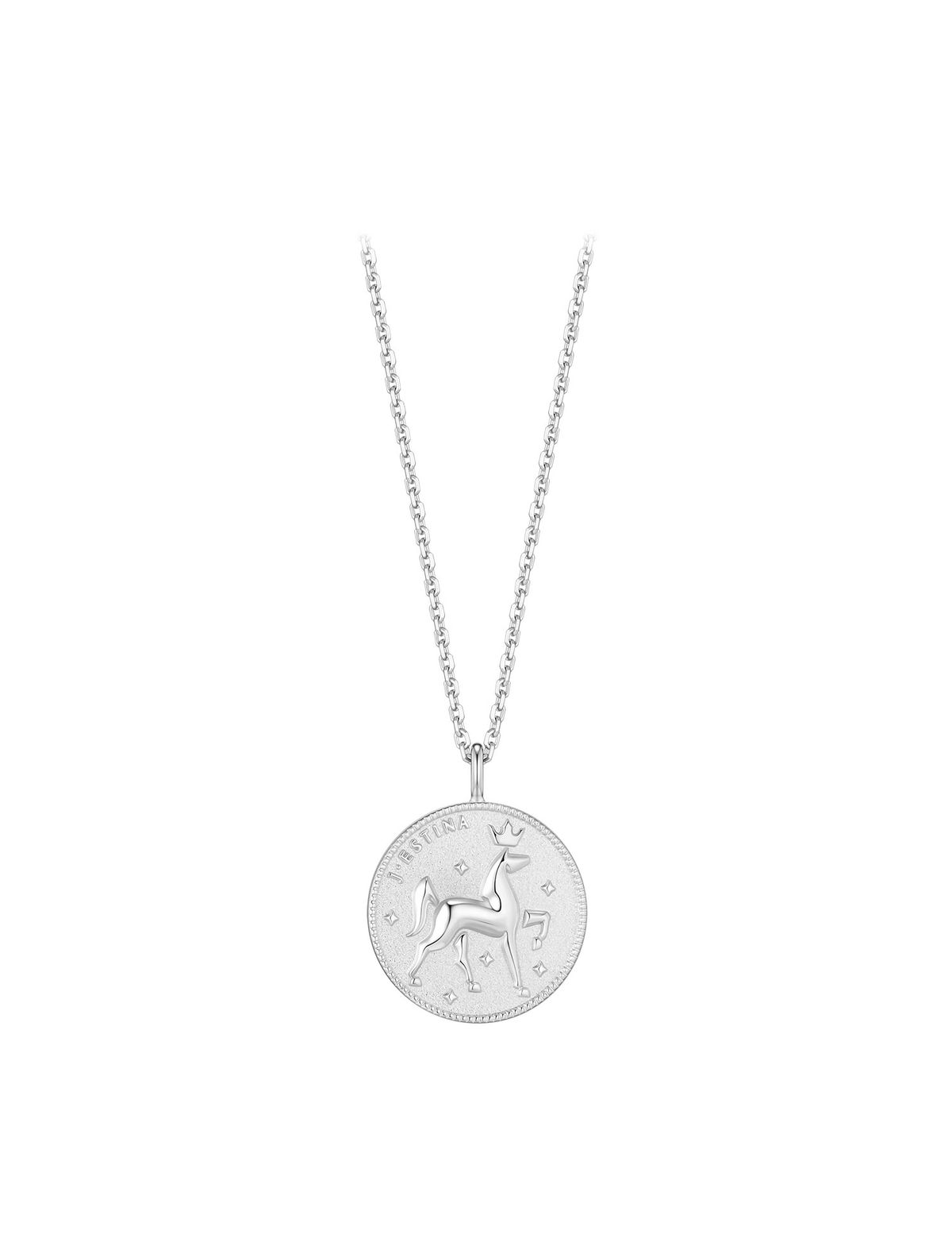 제이에스티나(JESTINA) THE WISH COIN 실버 목걸이 (JJWJN06B1101SW500)