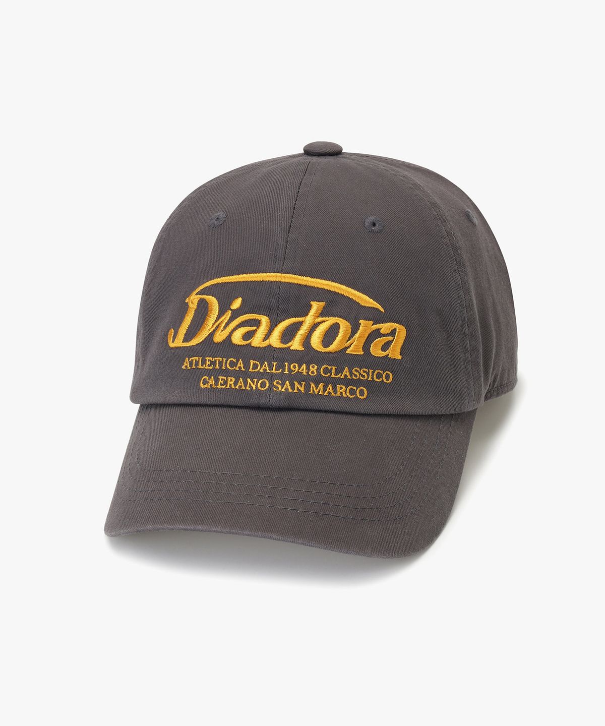 디아도라(diadora) 베이직 면트윌 볼캡 CHARCOAL GREY