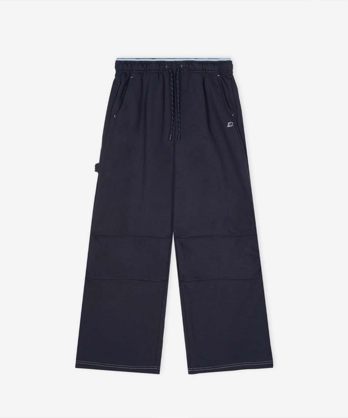 뉴발란스(NEW BALANCE) NBMLG1W242 / WOMEN 에센셜 맥시 와이드 팬츠 (DARK NAVY)