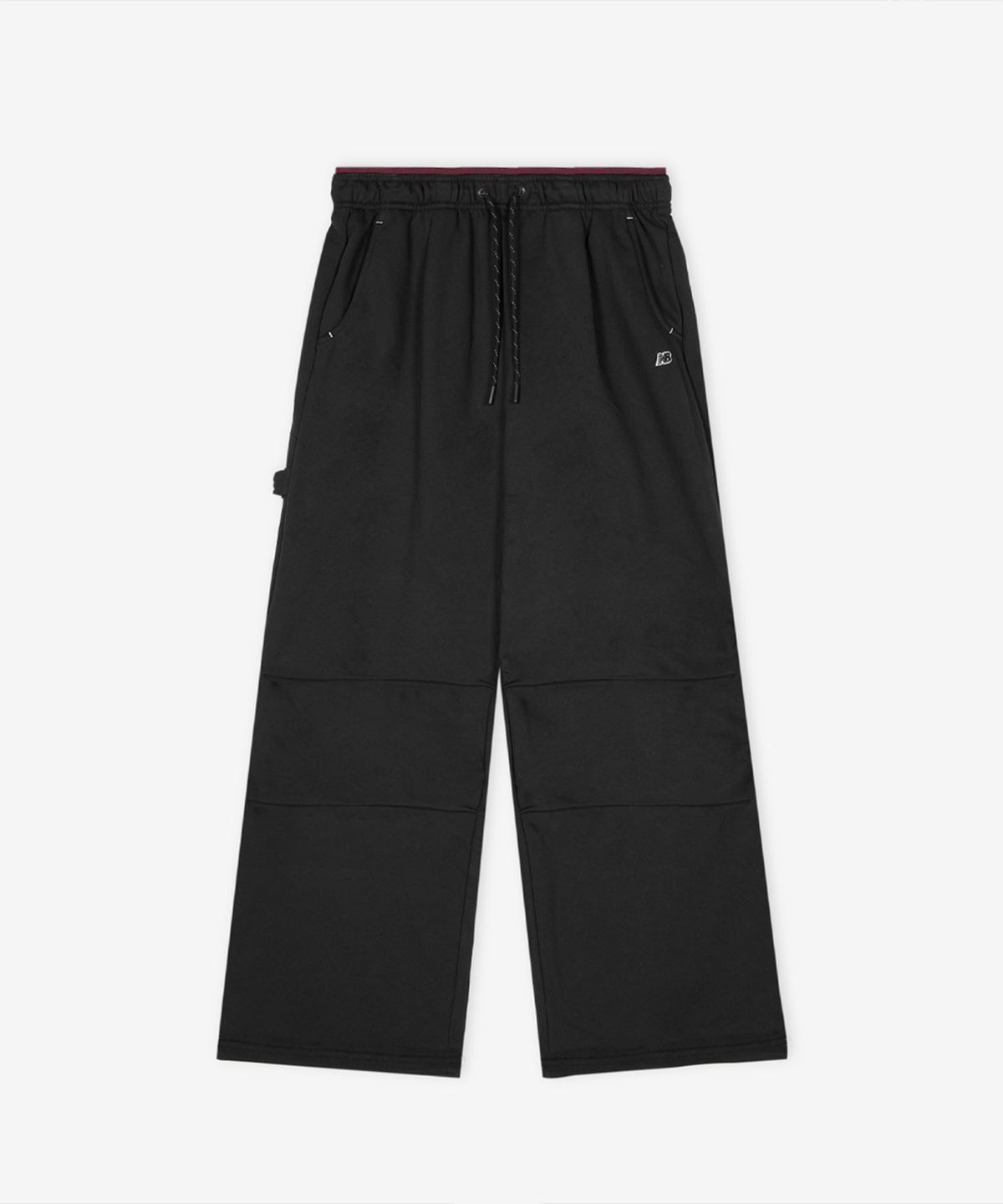뉴발란스(NEW BALANCE) NBMLG1W242 / WOMEN 에센셜 맥시 와이드 팬츠 (BLACK)