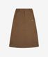 NBNWG1W212 / WOMEN 204 루나 우븐 롱 스커트 (DARK BROWN)
