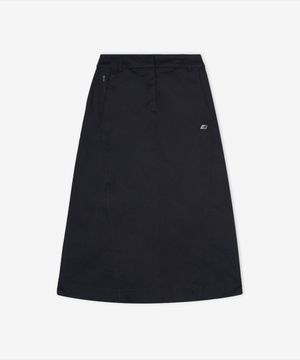 NBNWG1W212 / WOMEN 204 루나 우븐 롱 스커트 (DARK NAVY)