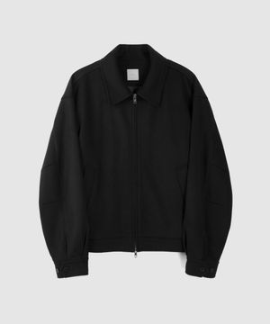 캐시미어 울 블루종 - 블랙