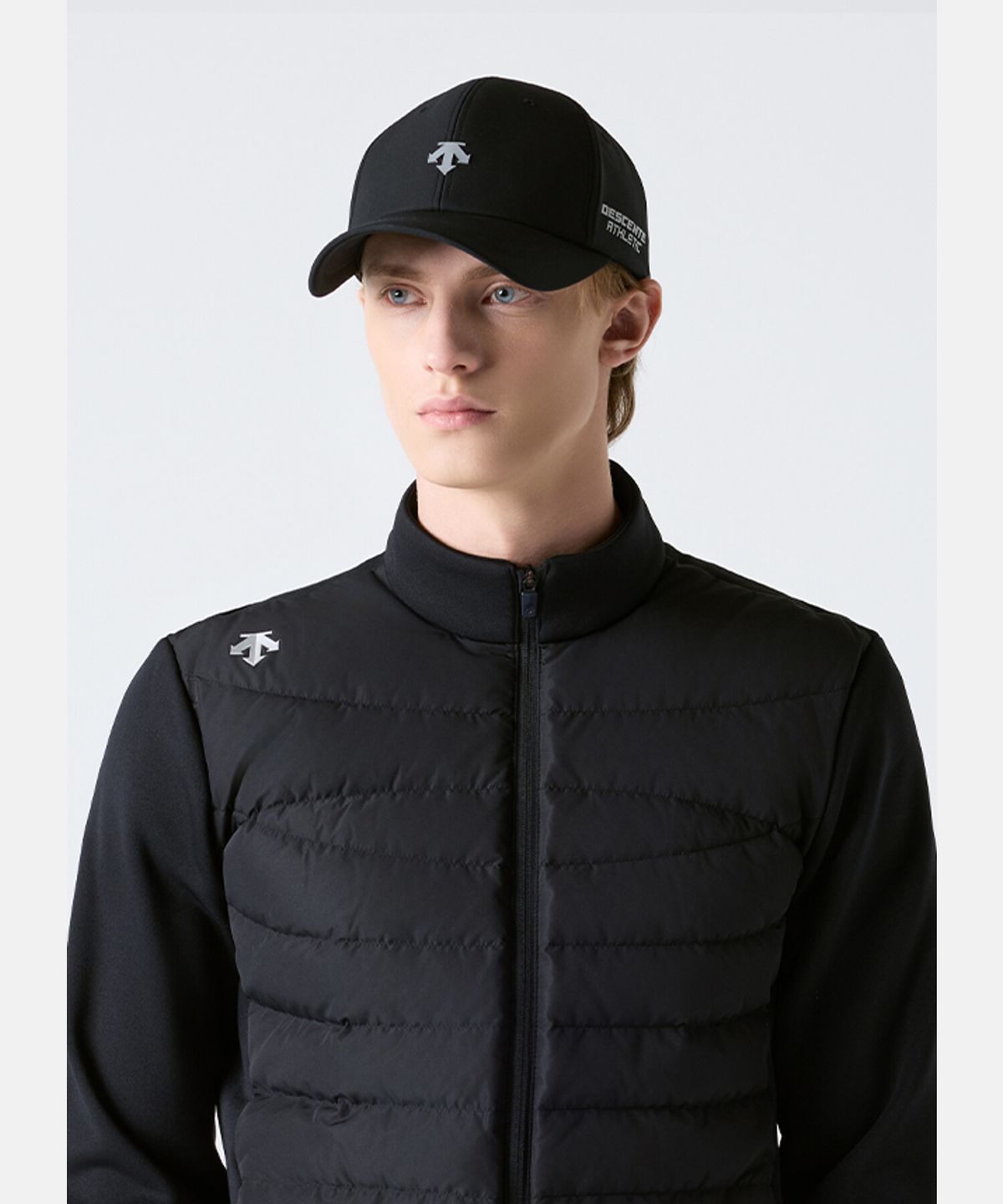데상트(DESCENTE) 트레이닝 터프 우븐 볼캡 블랙 SR123TCP10