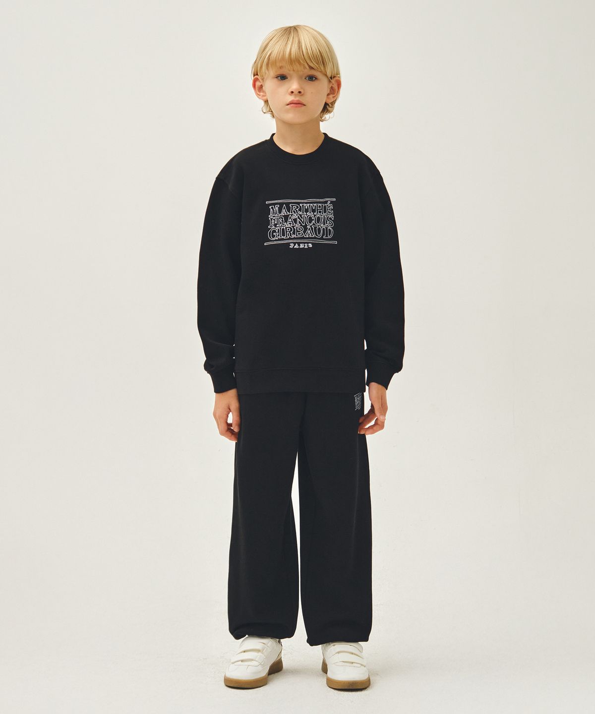 마리떼 키즈(MARITHÉ KIDS) KIDS DOODLE CLASSIC LOGO JOGGER SET-UP black