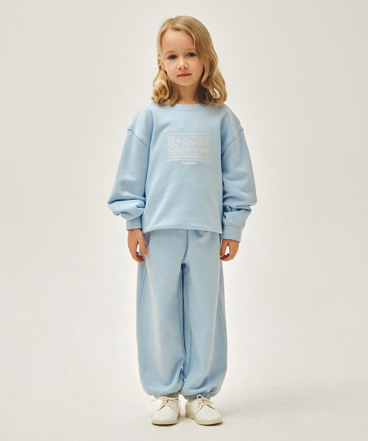 마리떼 키즈(MARITHÉ KIDS) KIDS DOODLE CLASSIC LOGO JOGGER SET-UP light blue