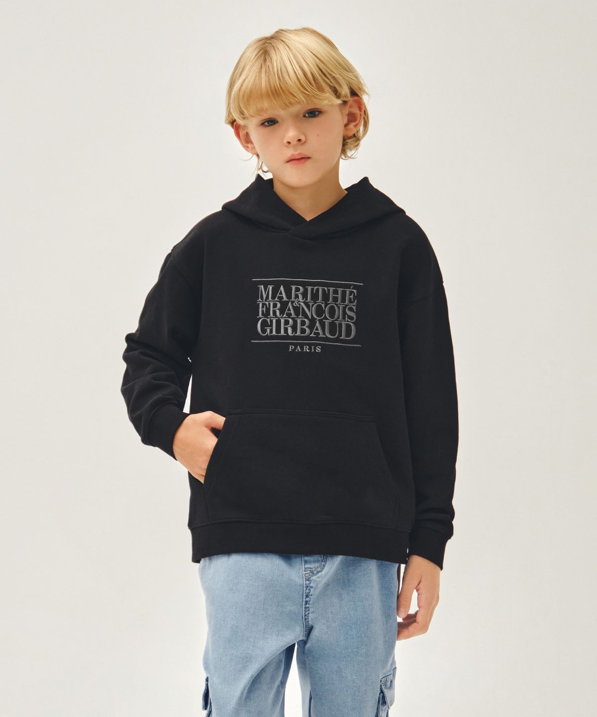 마리떼 키즈(MARITHÉ KIDS) KIDS CLASSIC LOGO HOODIE black black