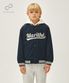 KIDS DETACHABLE BASEBALL JACKET navy