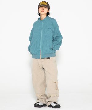 XJ135 인피니티 체크 트랙 자켓 (BLUE)