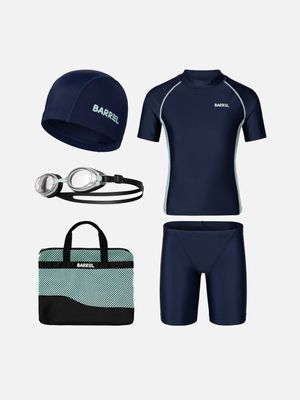 남아 반팔 4부 재머 키트 딥네이비 (B6SKSKT302DNV)