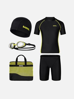 남아 반팔 4부 재머 키트 블랙 (B6SKSKT302BLK)