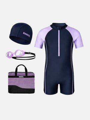 여아 반팔 3부 반신 키트 딥네이비 (B6SKSKT301DNV)