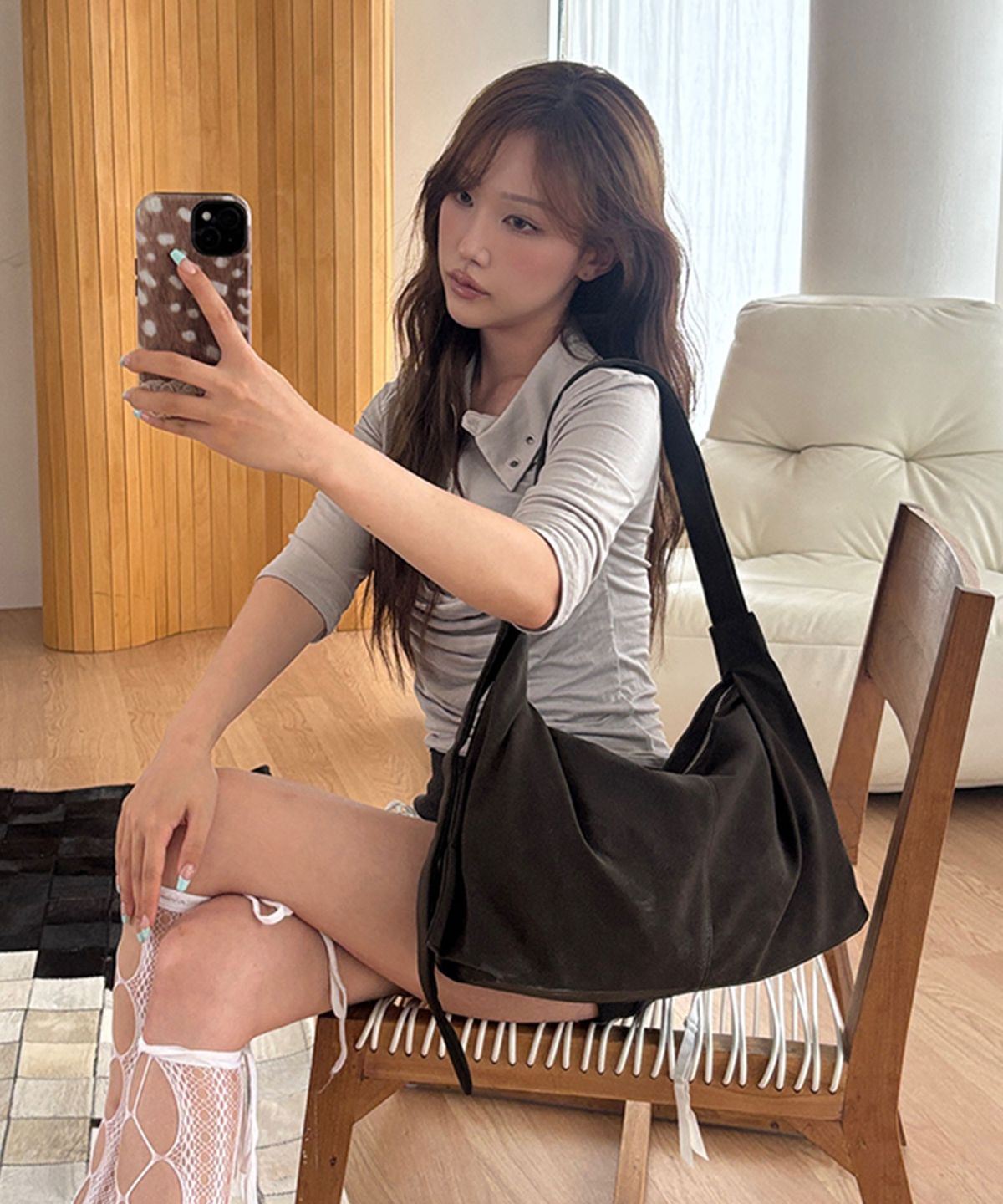 무르(MUR) Nuovo Slouch Hobo Bag(8color)
