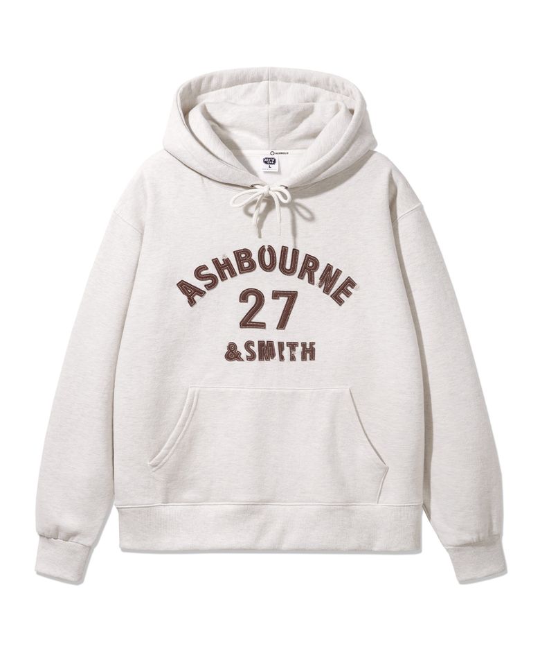 [기모]애쉬본 27 패치 오버핏 후드티 AVH664 (3 COLOR)