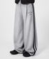 VLAD 원턱 커브드 트랙 스웻 팬츠_멜란지