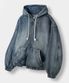 ASI 포시즌 에센셜 후드 집업_데님 더스트 인디고