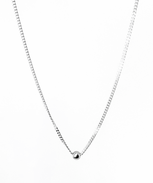 써지컬스틸 3mm볼 팬던트 미니멀목걸이/GHMN-494