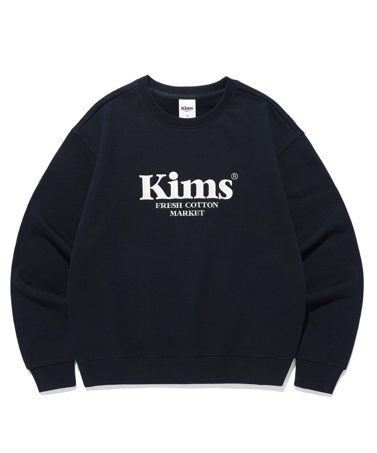 킴스 프레시 코튼 마켓(KIMS FRESH COTTON MARKET) Kims Bam Logo Sweatshirt Navy