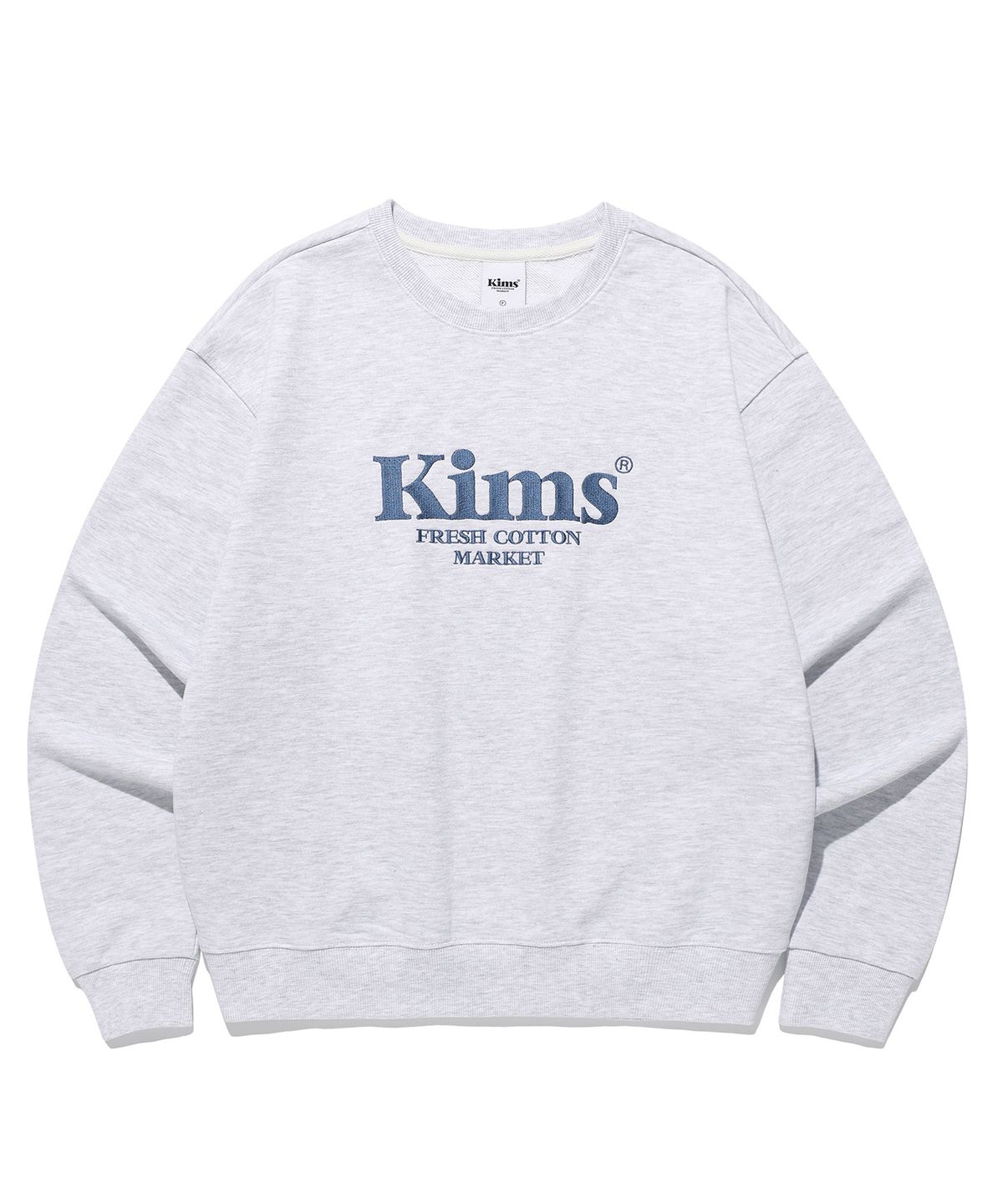 킴스 프레시 코튼 마켓(KIMS FRESH COTTON MARKET) Kims Bam Logo Sweatshirt Grey