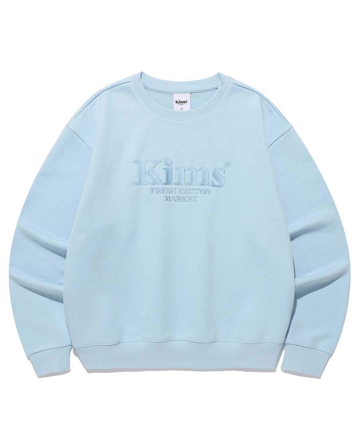 킴스 프레시 코튼 마켓(KIMS FRESH COTTON MARKET) Kims Bam Logo Sweatshirt Blue