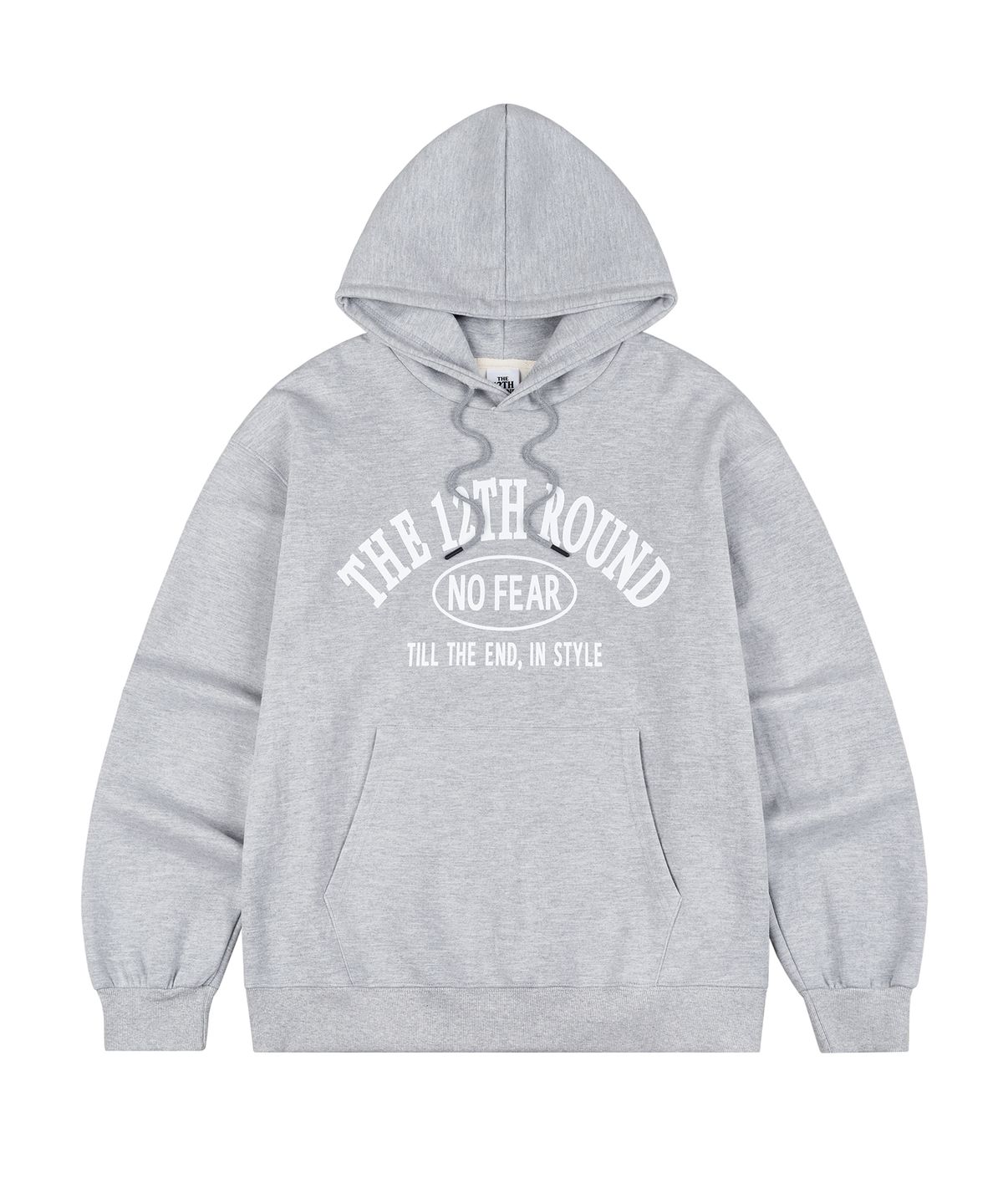 더트웰브라운드(THE 12TH ROUND) THE 12TH ROUND SIGNATURE SWEATSHIRT HOODIE GRAY