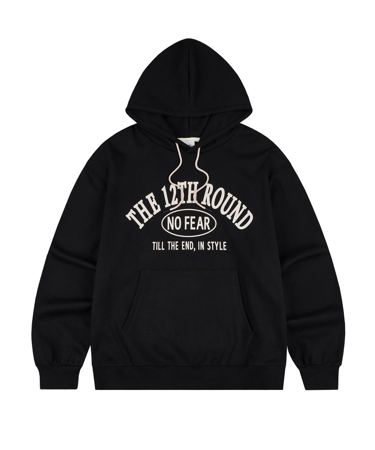 더트웰브라운드(THE 12TH ROUND) THE 12TH ROUND SIGNATURE SWEATSHIRT HOODIE BLACK