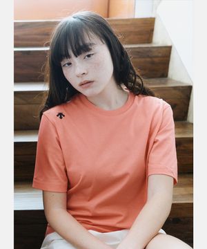 [세리나&소빈 착용] 컴포트핏 백그래픽 반팔 티셔츠 코튼 캔디 핑크 SR123UTS16