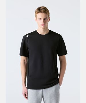 [세리나&소빈 착용] 컴포트핏 백그래픽 반팔 티셔츠 블랙 SR123UTS16