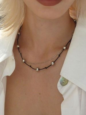 TWO BALL LAYERS NECKLACE