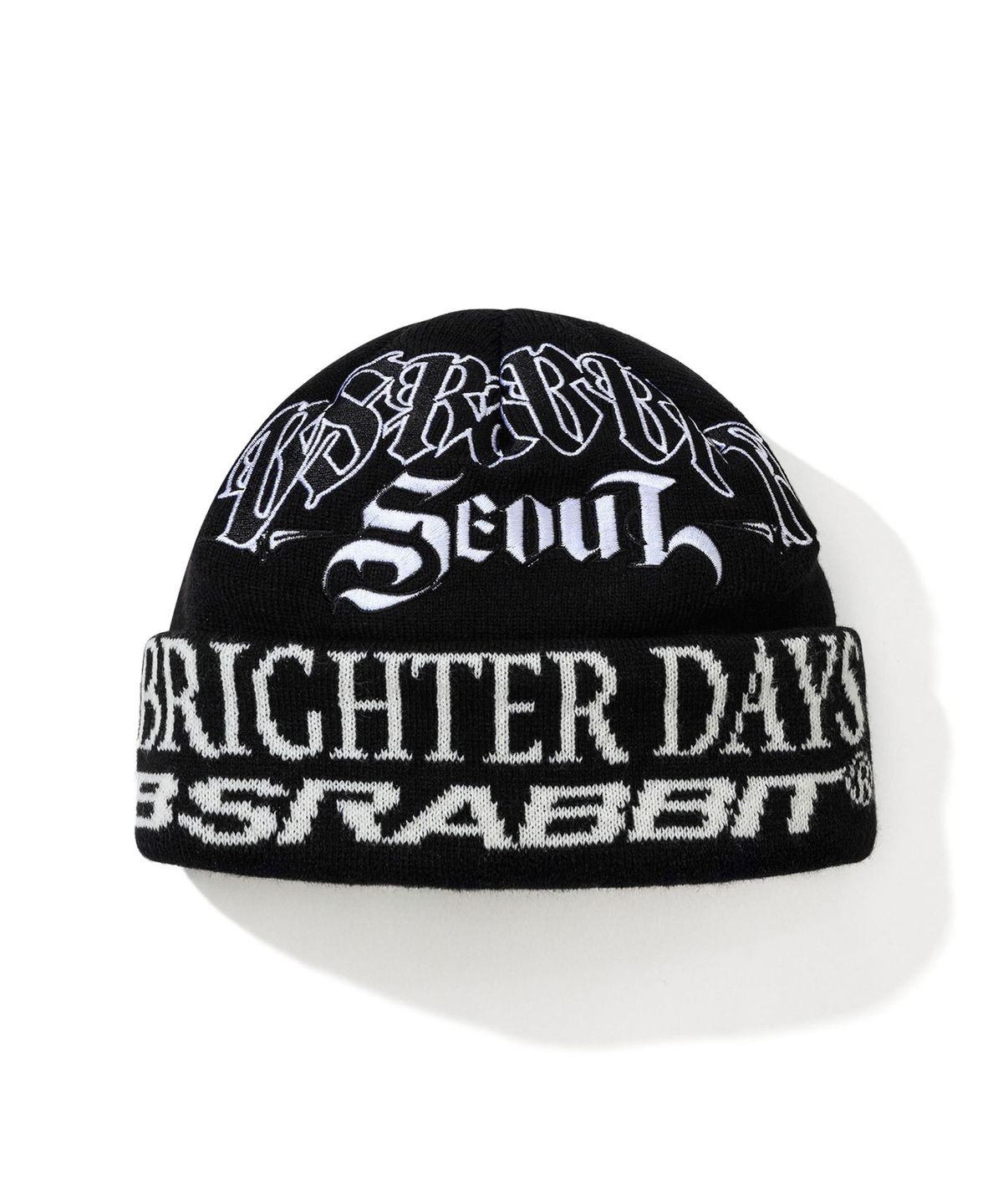 비에스래빗(BSRABBIT) 브라이터 데이스 비니 블랙