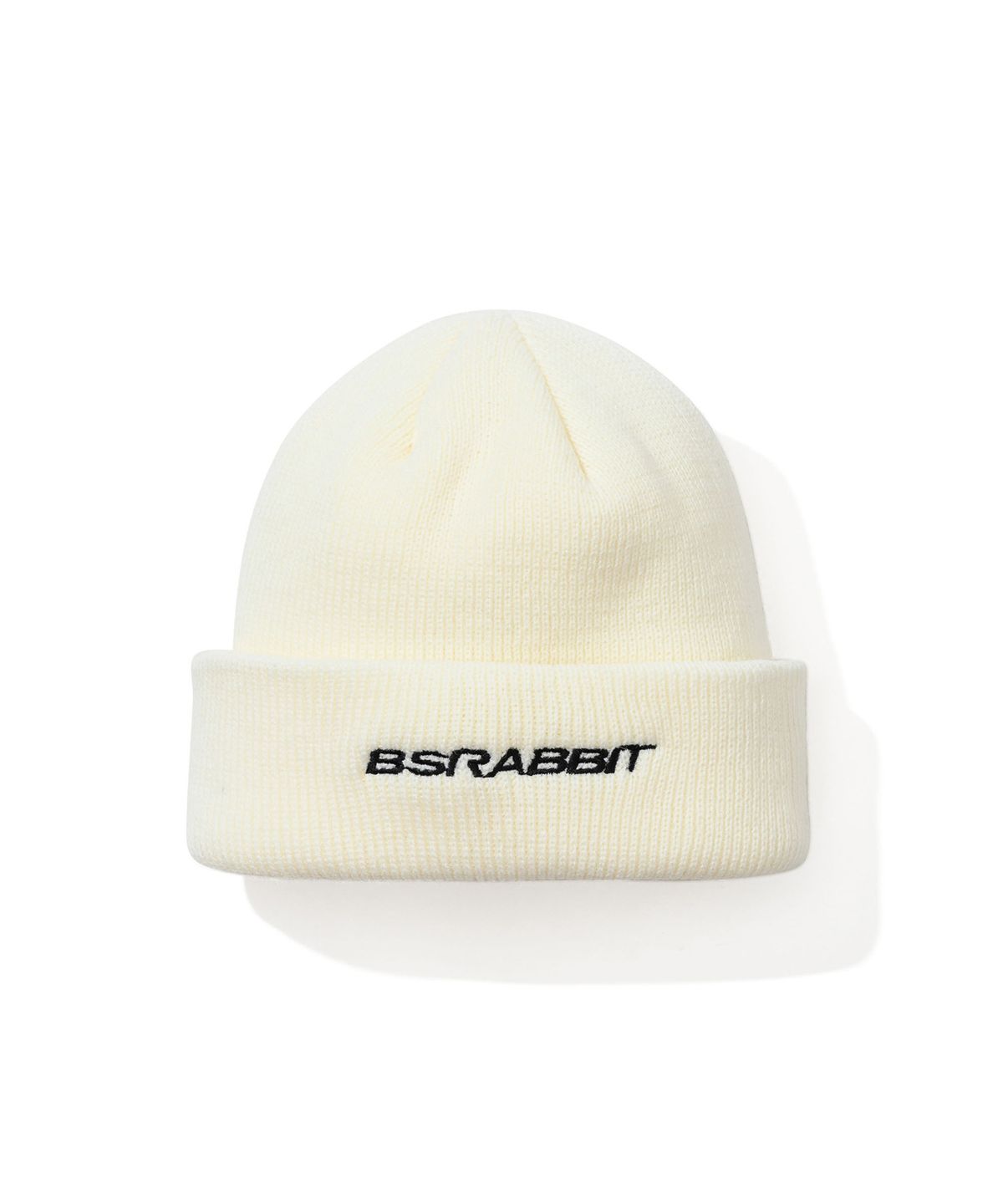 비에스래빗(BSRABBIT) 베이직 로고 비니 아이보리