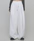 투턱 와이드 밴딩 팬츠 화이트