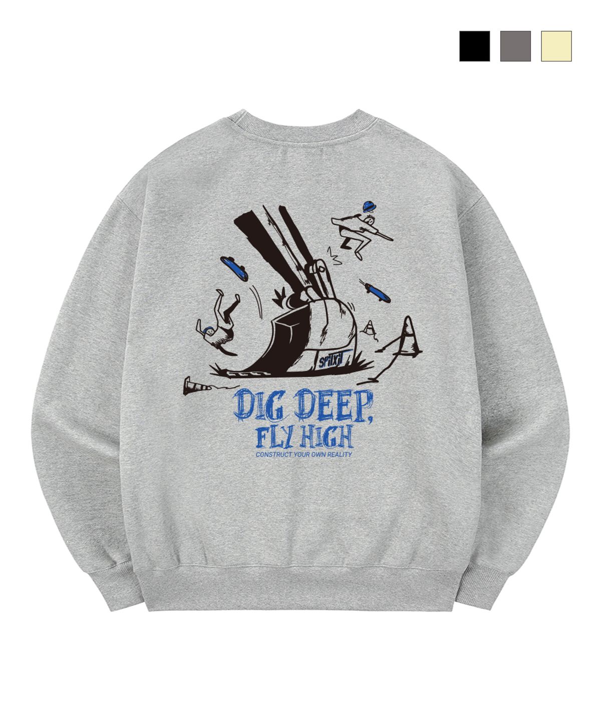 스핏싯(SPITXIT) Cement Kids 맨투맨 3COLOR