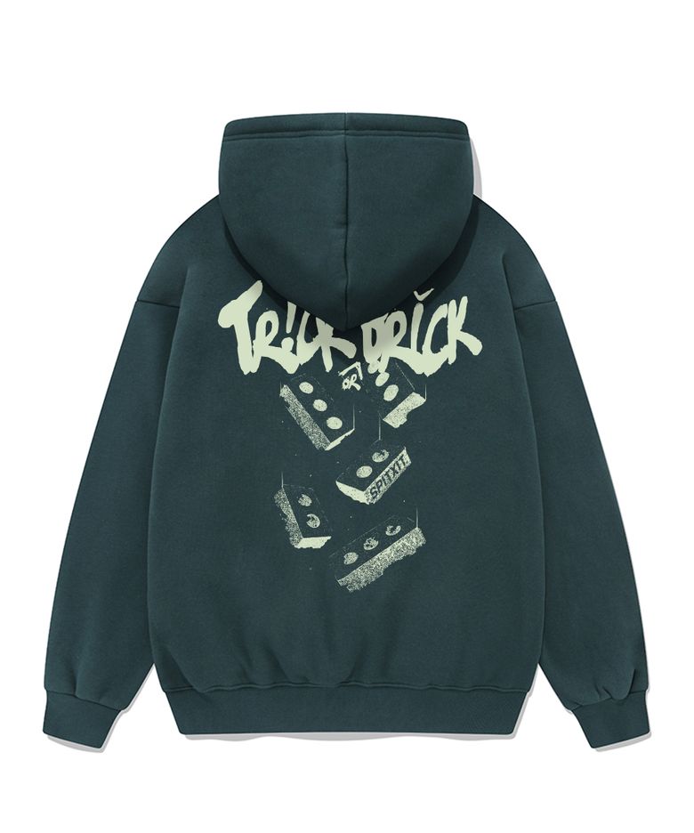 Trick or Brick 후드 그린